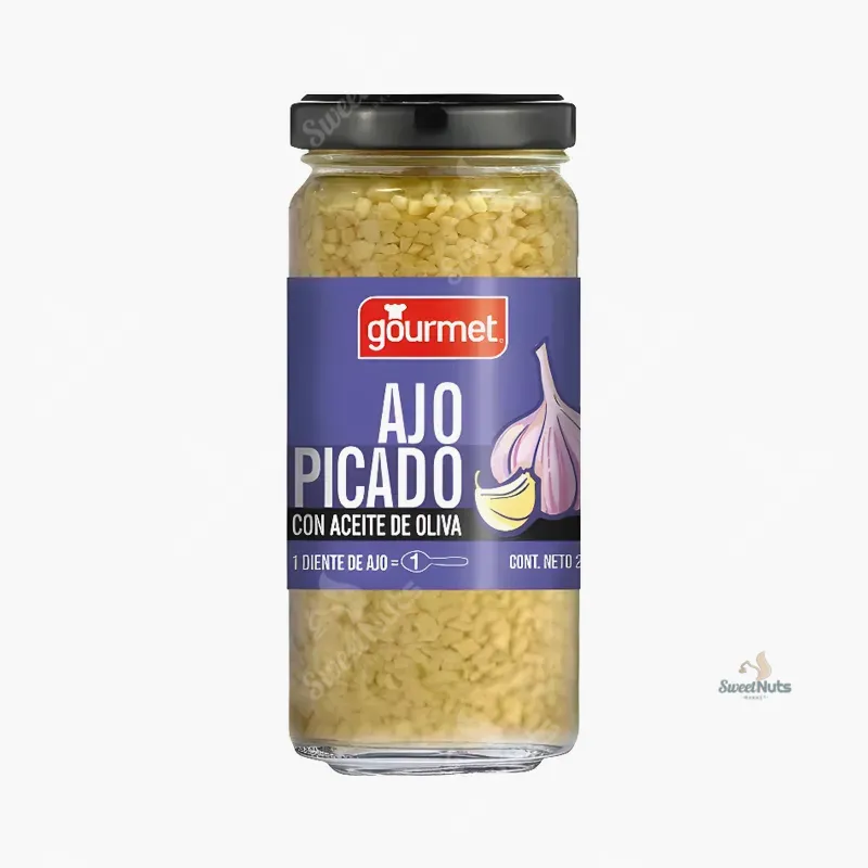Ajo-Picado-con-Aceite-de-Oliva-Gourmet.webp Ajo Picado con Aceite de Oliva - Imagen 1