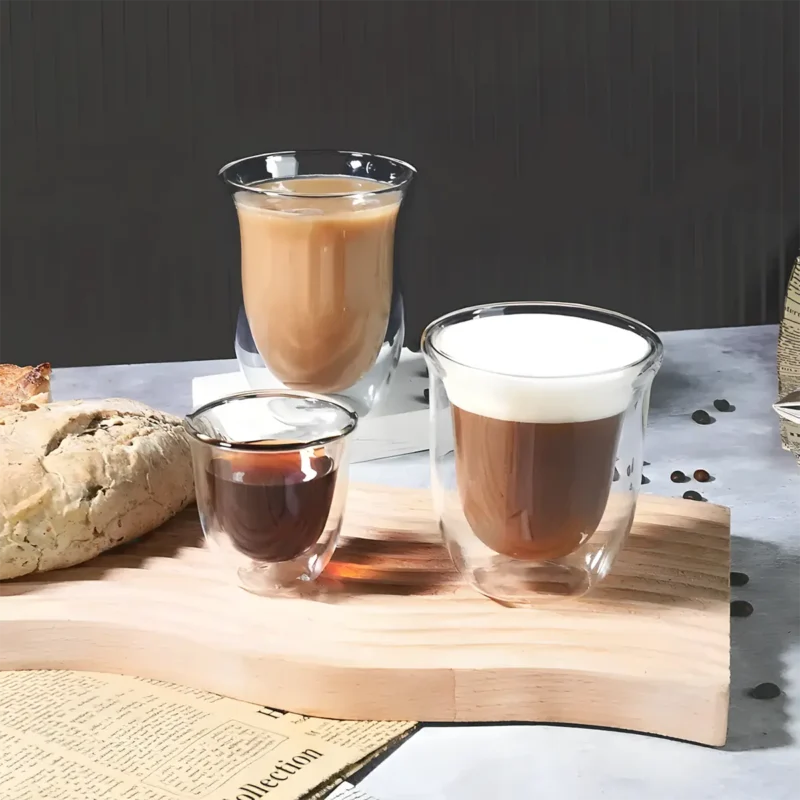 Vaso de Vidrio Térmico Insulado (Pack 4) - Imagen 6