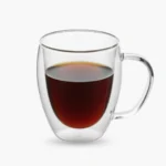 taza de vidrio térmica insulada 300 ml