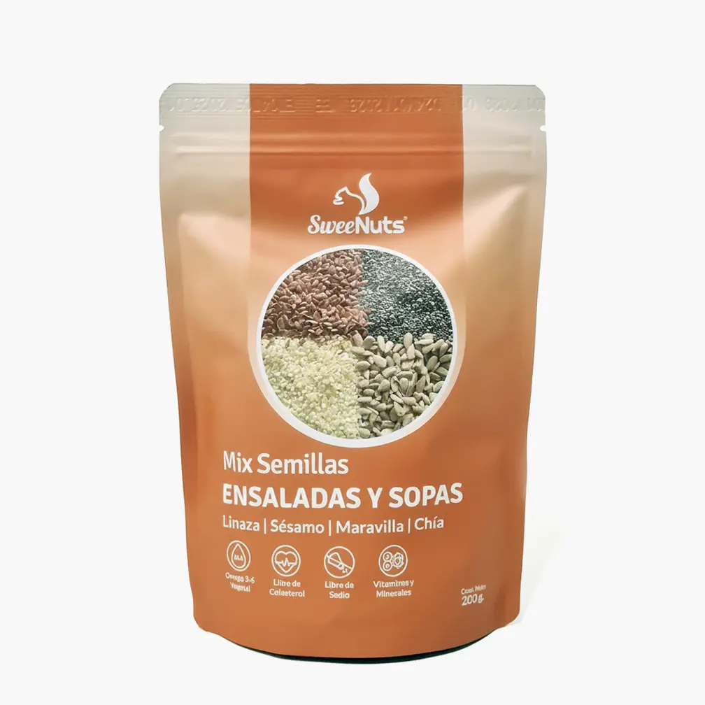 mix semillas ensaladas y sopas