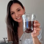 vaso de vidrio térmico insulado